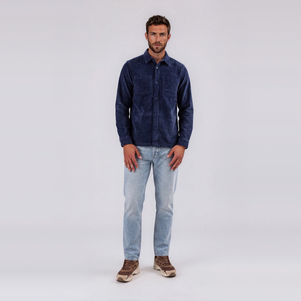 Blue Corduroy Shirt