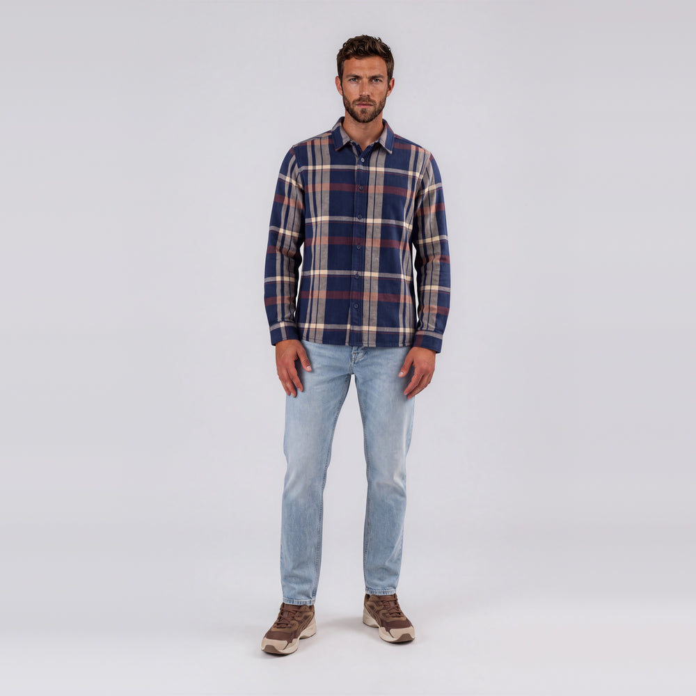 Tex Orange Check Shirt